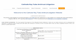 Desktop Screenshot of crtdirectpurchaserantitrustsettlement.com