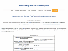 Tablet Screenshot of crtdirectpurchaserantitrustsettlement.com